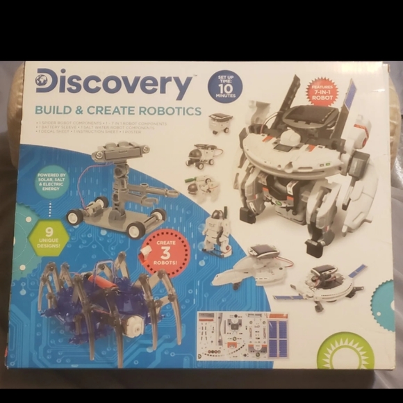 Build and Create Robotics, Create 3 Robots (New Open Box) By Discovery - Picture 1 of 11
